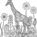 Complex Animal Pattern Coloring Pages 3