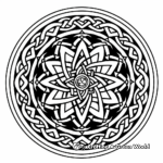 Complex Celtic Mandala Coloring Pages 2