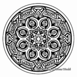 Complex Celtic Mandala Coloring Pages 4