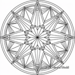 Complex Star Mandala Coloring Pages for Adults 1