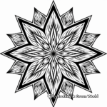 Complex Star Mandala Coloring Pages for Adults 3