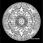 Complicated Mandala Coloring Pages for Older Kids 1