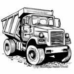 Construction Vehicles Coloring Pages 4