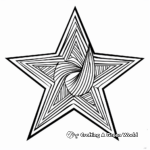 Cool Geometric Star Coloring Pages 2