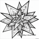 Cool Geometric Star Coloring Pages 3