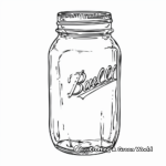 Countryside Mason Jar Coloring Pages 3