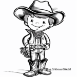 Cowboy Boot Coloring Pages 2