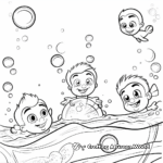 Crafty Bubble Guppies Coloring Pages 1