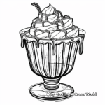 Creamy Caramel Sundae Coloring Pages 1