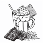 Creamy Hot Chocolate Coloring Pages 2
