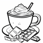Creamy Hot Chocolate Coloring Pages 3