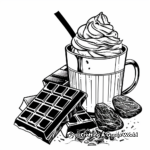 Creamy Hot Chocolate Coloring Pages 4