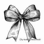 Creative Bow Ribbon Coloring Pages 2