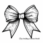 Creative Bow Ribbon Coloring Pages 3