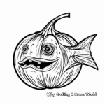 Creative Halloween-themed Blobfish Coloring Pages 4