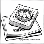 Creative Nutella on Toast Coloring Pages 2