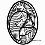 Creative Oval-Shaped Abstract Art Coloring Pages 2