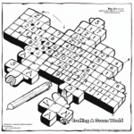 Crossword Puzzle Coloring Pages for Word-Lovers 3