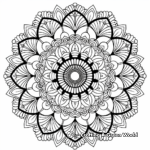 Cultural Mandala Coloring Pages for Kids 1