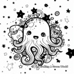Cute and Detailed Galaxy Patterns Hard Coloring Pages 3