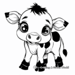 Cute and Simple Farm Animal Coloring Pages 1
