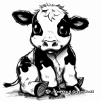 Cute and Simple Farm Animal Coloring Pages 3