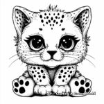 Cute and Soft Plushie Cat Coloring Pages 2