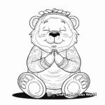 Cute Animal Gratitude Coloring Pages 4