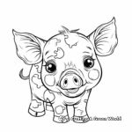 Cute Animal Puzzle Coloring Pages for Children 3
