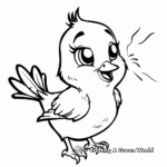 Cute Baby Bluebird Coloring Pages 3