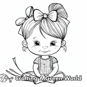 Bows Coloring Pages - Free & Printable!