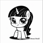 Cute Baby Twilight Sparkle Coloring Pages 2