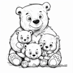 Cute Build a Bear Family Coloring Pages 3