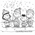 Cute Chibi Charlie Brown and Friends Christmas Pages 2