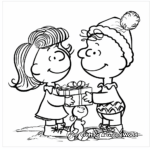 Cute Chibi Charlie Brown and Friends Christmas Pages 3
