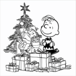 Cute Chibi Charlie Brown and Friends Christmas Pages 4