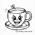 Cute Coffee Quote Coloring Pages 2