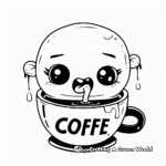 Cute Coffee Quote Coloring Pages 3