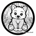 Cute Felt Animal Coloring Pages 2