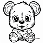 Cute Hard Coloring Pages of Cartoon Characters 4