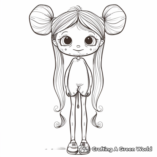 Cute Mommy Long Legs Coloring Pages 1