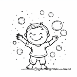Dancing Bubbles Coloring Pages for Artists 1