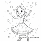 Dancing Bubbles Coloring Pages for Artists 2