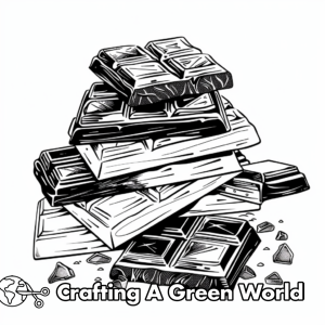 Chocolate Coloring Pages - Free &amp; Printable!