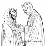 Darth Maul and Emperor Palpatine Coloring Pages 2