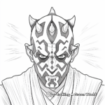 Darth Maul in Star Wars Rebels Coloring Pages 1