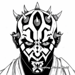 Darth Maul in Star Wars Rebels Coloring Pages 2