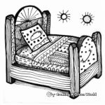 Day Bed Coloring Sheets 1