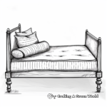 Day Bed Coloring Sheets 3