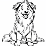 Day in the Life: Show Collie Coloring Pages 3